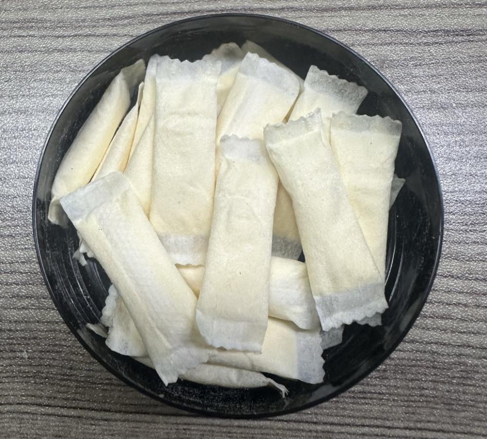 一种用于含咖啡因食品包装的无纺布口含袋及其制备方法与流程