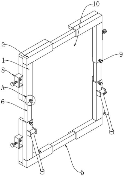 一种保温墙板快速定位安装卡具的制作方法